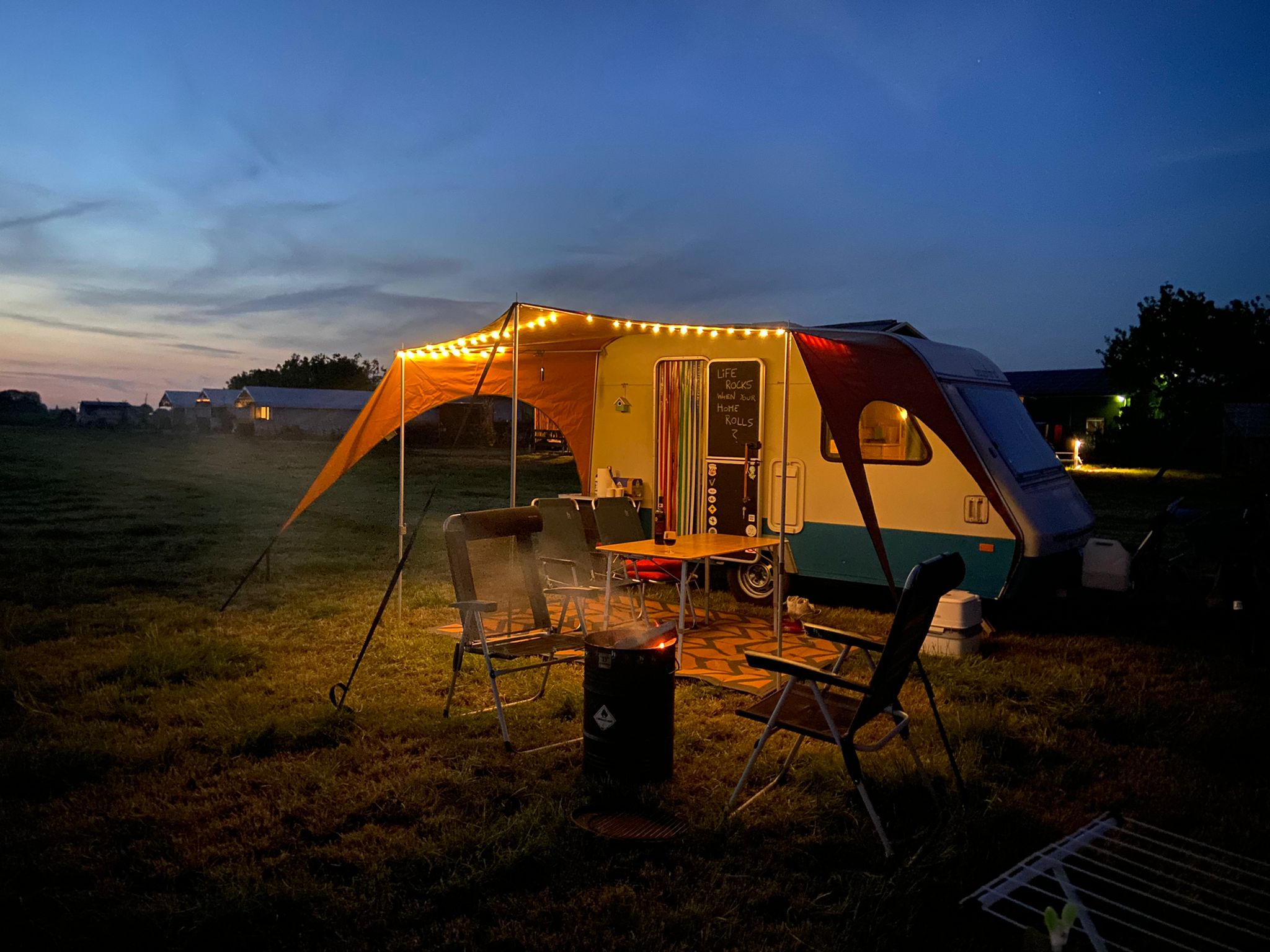 Back-to-basic kamperen in de weide op De Nix Hoeve